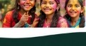 Girls celebrating with joyful smiles