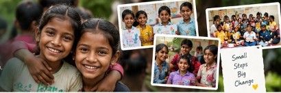 Children of Eklavya Path Foundation smiling together