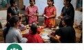 Community meeting with women and caregivers