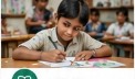 Child receiving educational support