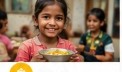 Child enjoying a healthy meal