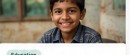 Smiling boy from education programme